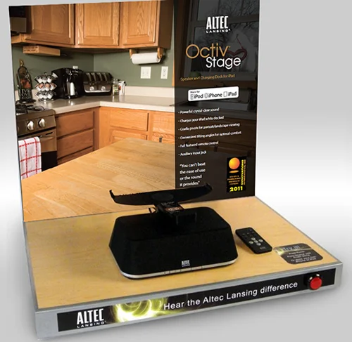 Altec Lansing: Retail displays and product shippers