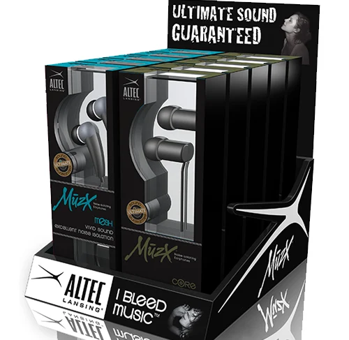 Altec Lansing: Retail displays and product shippers