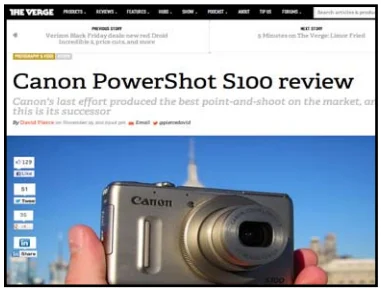 Canon USA: Product launches and press activity