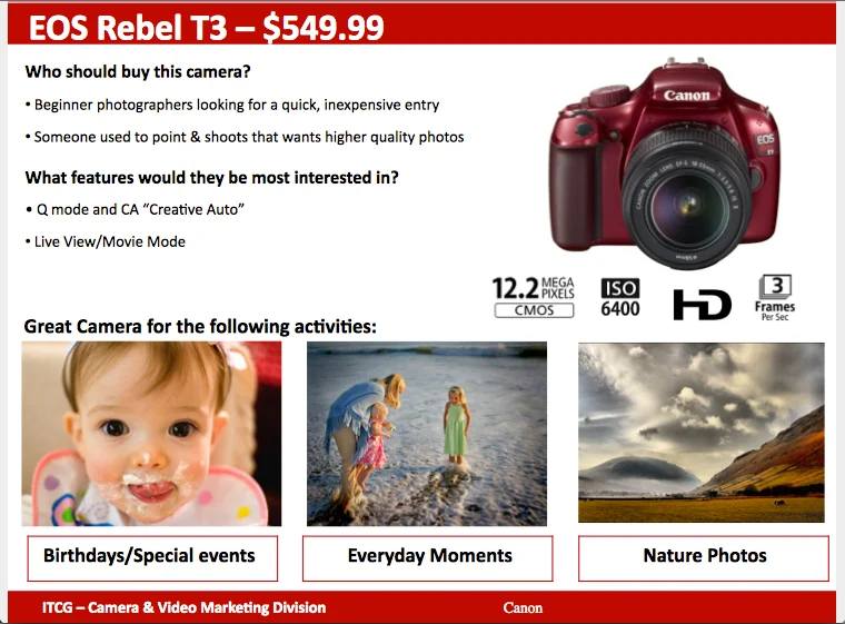 Canon USA: Training presentations and product guides
