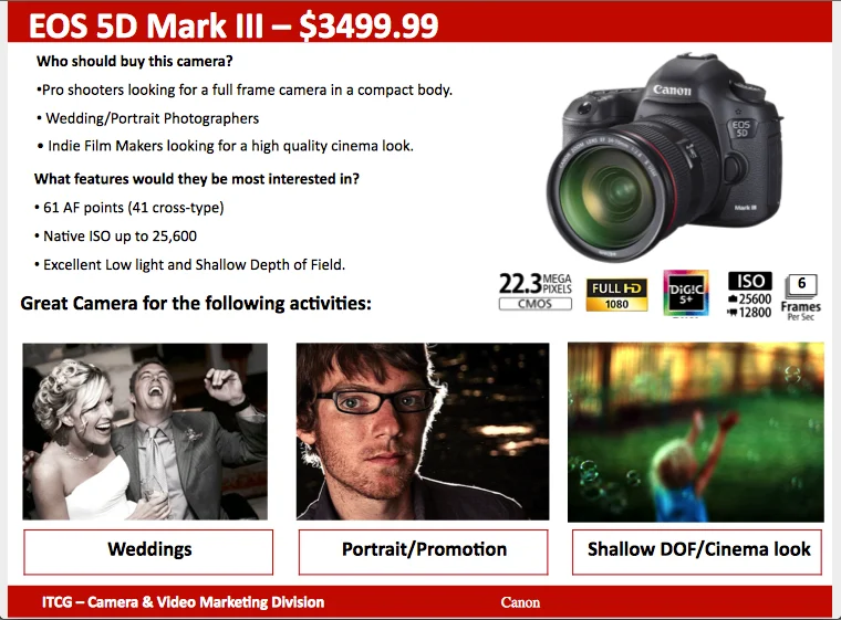 Canon USA: Training presentations and product guides